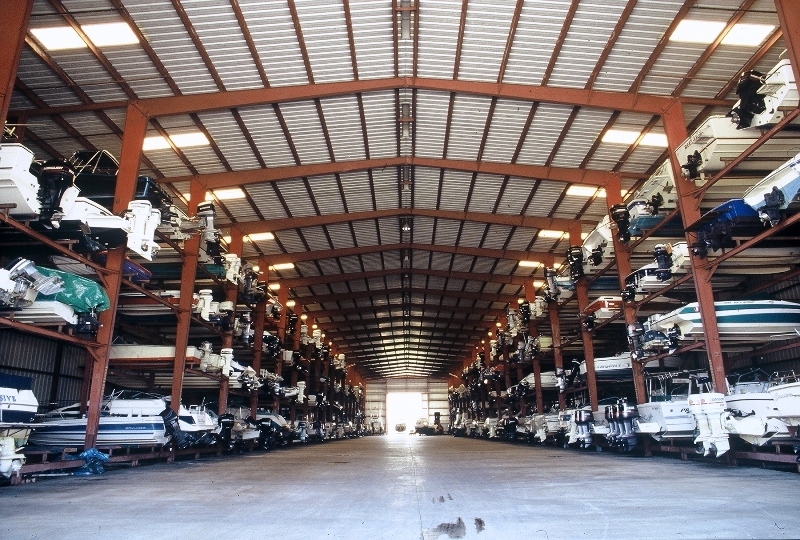 boat storage facility