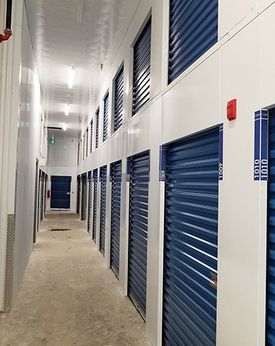 interior mini storage facility