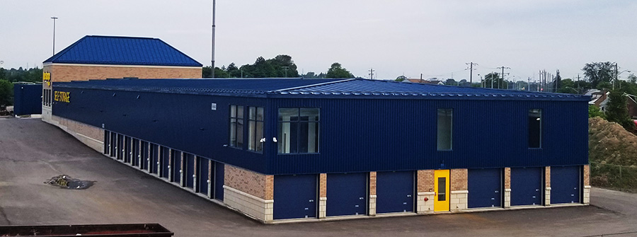 drive up and internal storage facility